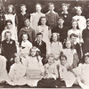 Pupils of Chipstead Primary  School, with headmaster, Mr Underwood (right), 1901