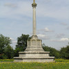 The war memorial on Church Green designed by Hugh Scott-Willey and erected in 1921