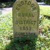 Croydon boundary marker post of 1895