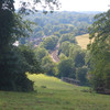 Chipstead valley near the Elmore estate with the Tattenham Corner railway and the dog kennels to the