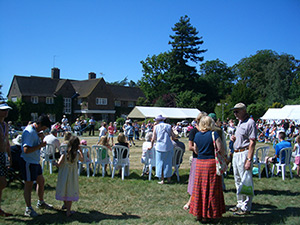 The Chipstead Village Fair in the garden at Elmore