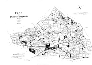 1839 Plan of the Parish of Chipstead Map showing the names assigned to numbered fields