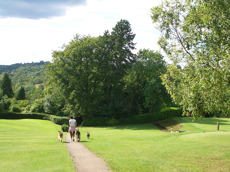 Chipstead Golf Club, 2007. The view is now obscured by trees.